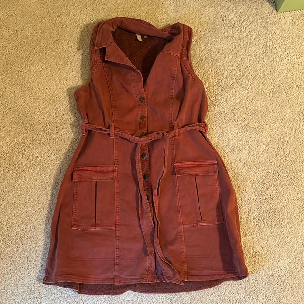 Anthropologie button down dress